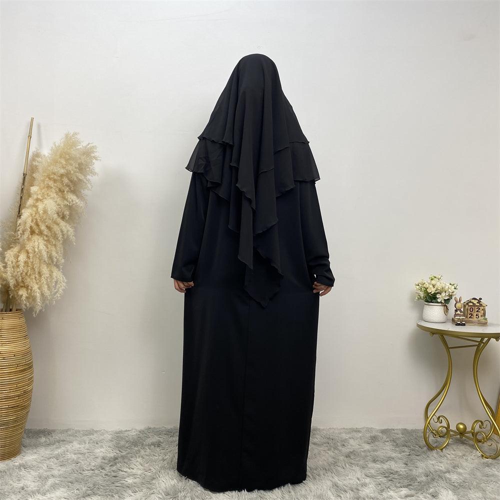 2 Layer Chiffon Khimar - Amaanah Modesty