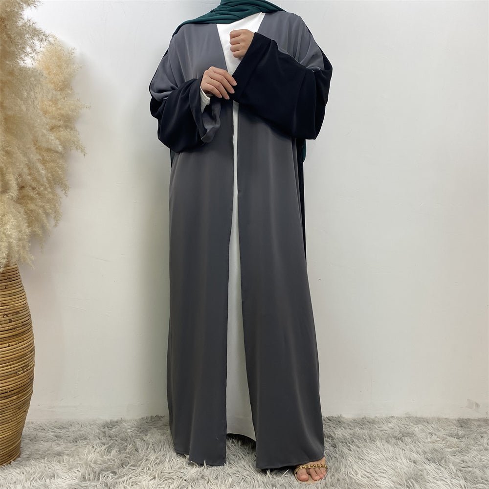 Alin Dual Nida Open Abaya - Amaanah Modesty