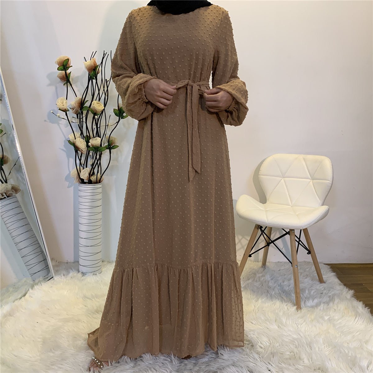 Amjad Woven Abaya - Amaanah Modesty