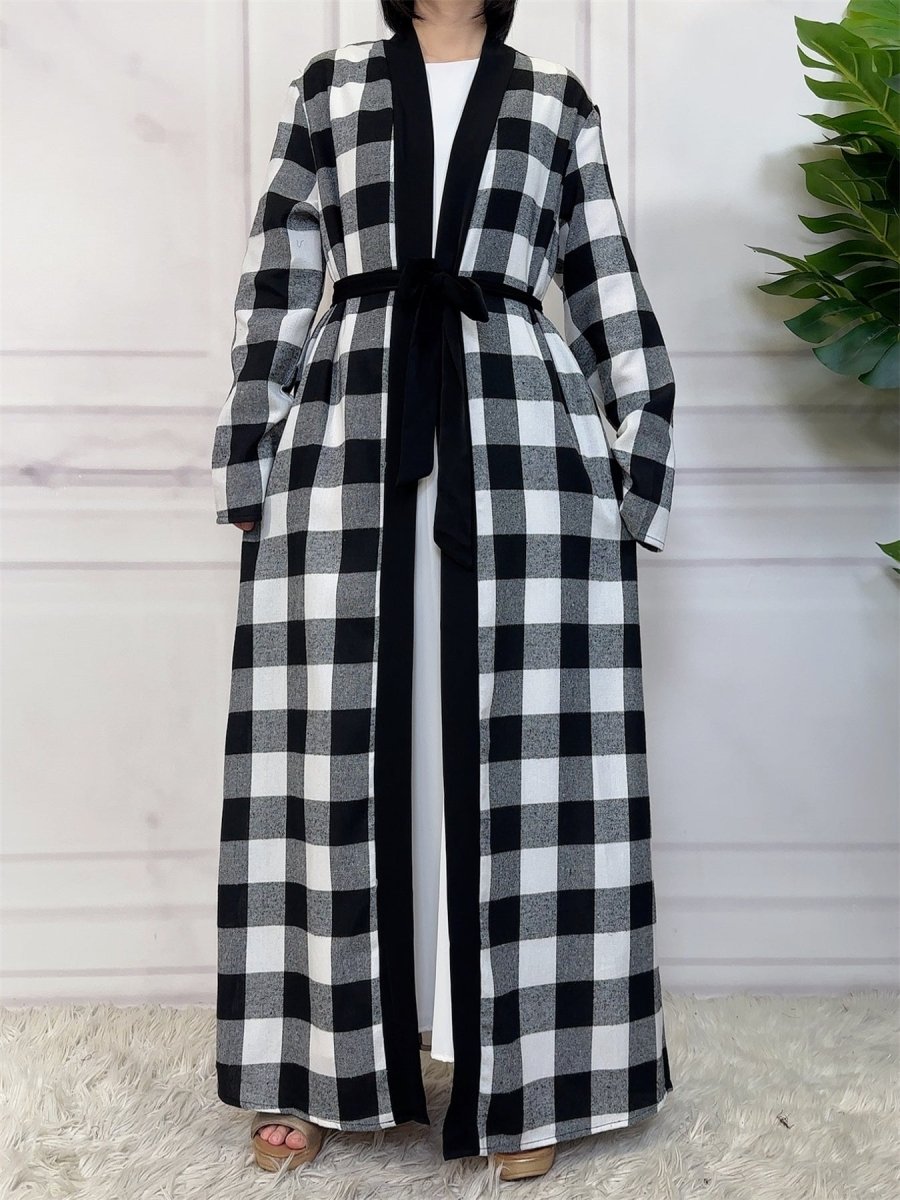 Asia Brushed Open Abaya - Amaanah Modesty