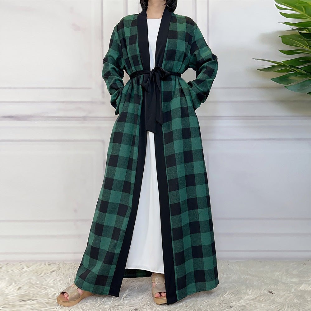 
                  
                    Asia Brushed Open Abaya - Amaanah Modesty
                  
                