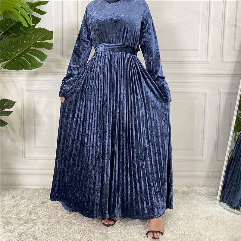 Asma Velvet Abaya - Amaanah Modesty