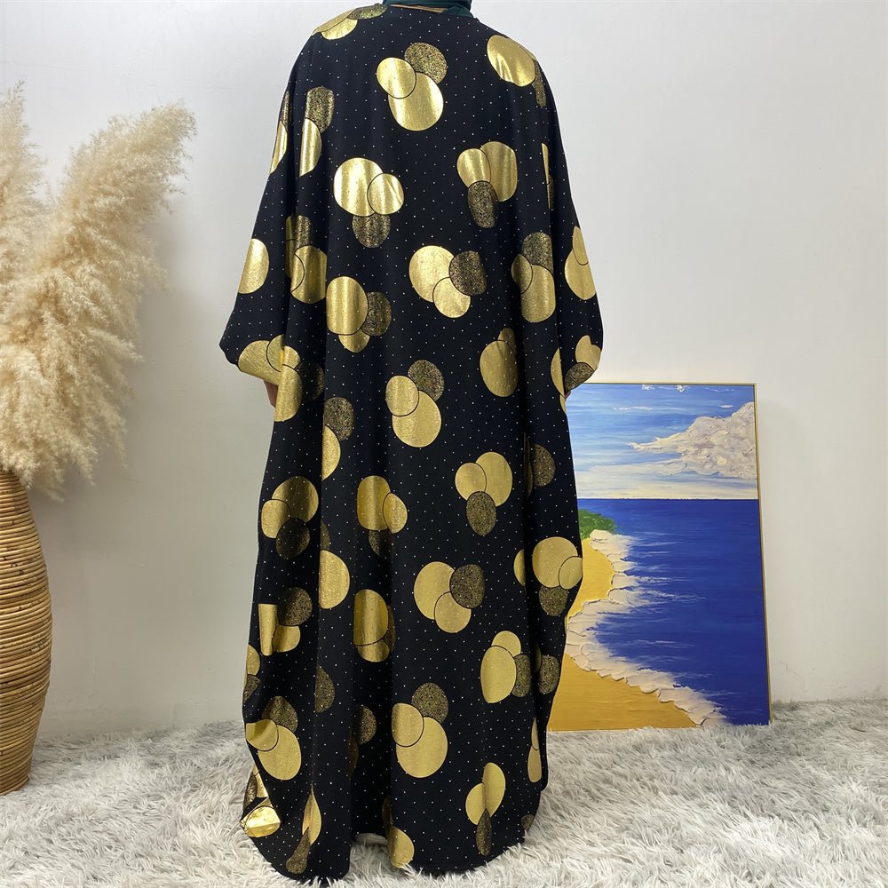 
                  
                    Chaima Golden Floral Open Jilbab - Amaanah Modesty
                  
                