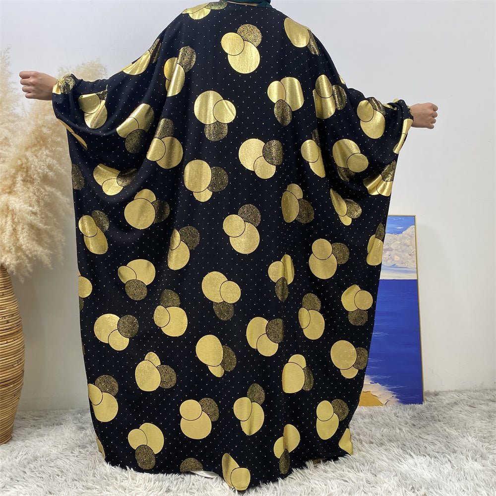 
                  
                    Chaima Golden Floral Open Jilbab - Amaanah Modesty
                  
                