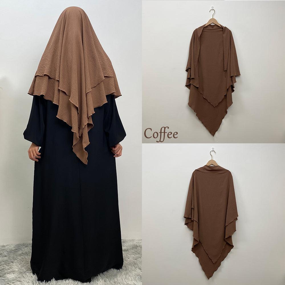 Chic Crepe Khimar - Amaanah Modesty