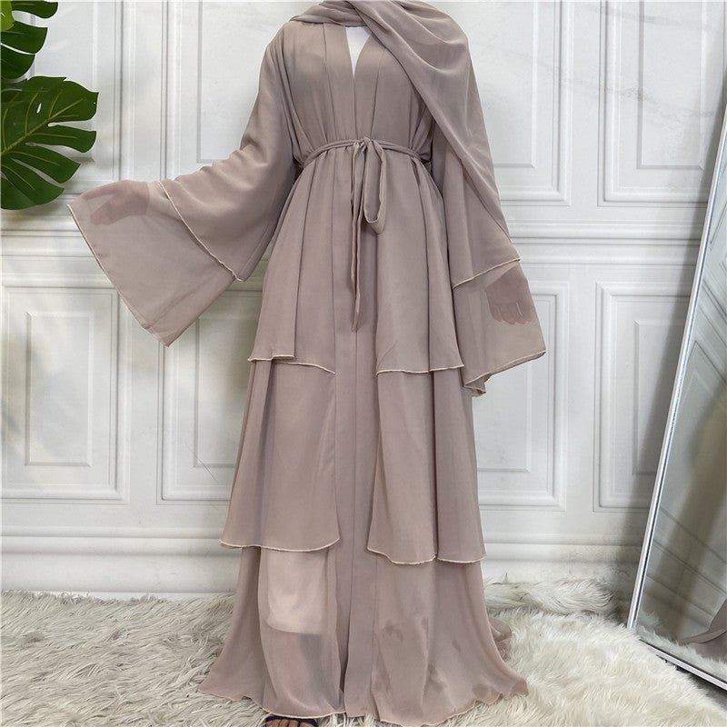 Chiffon Layer Kimono - Amaanah Modesty