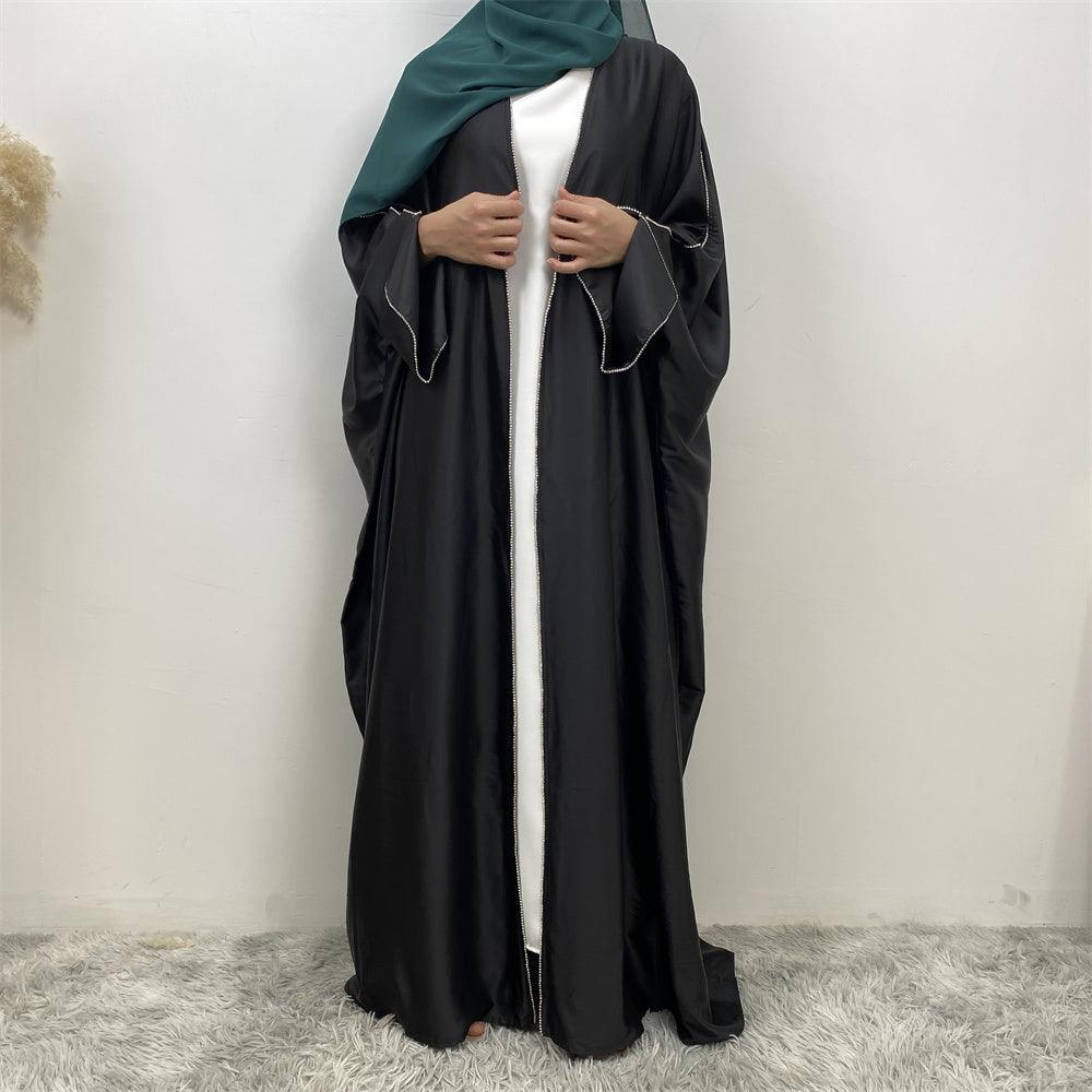 Diamond Satin Open Jilbab - Amaanah Modesty