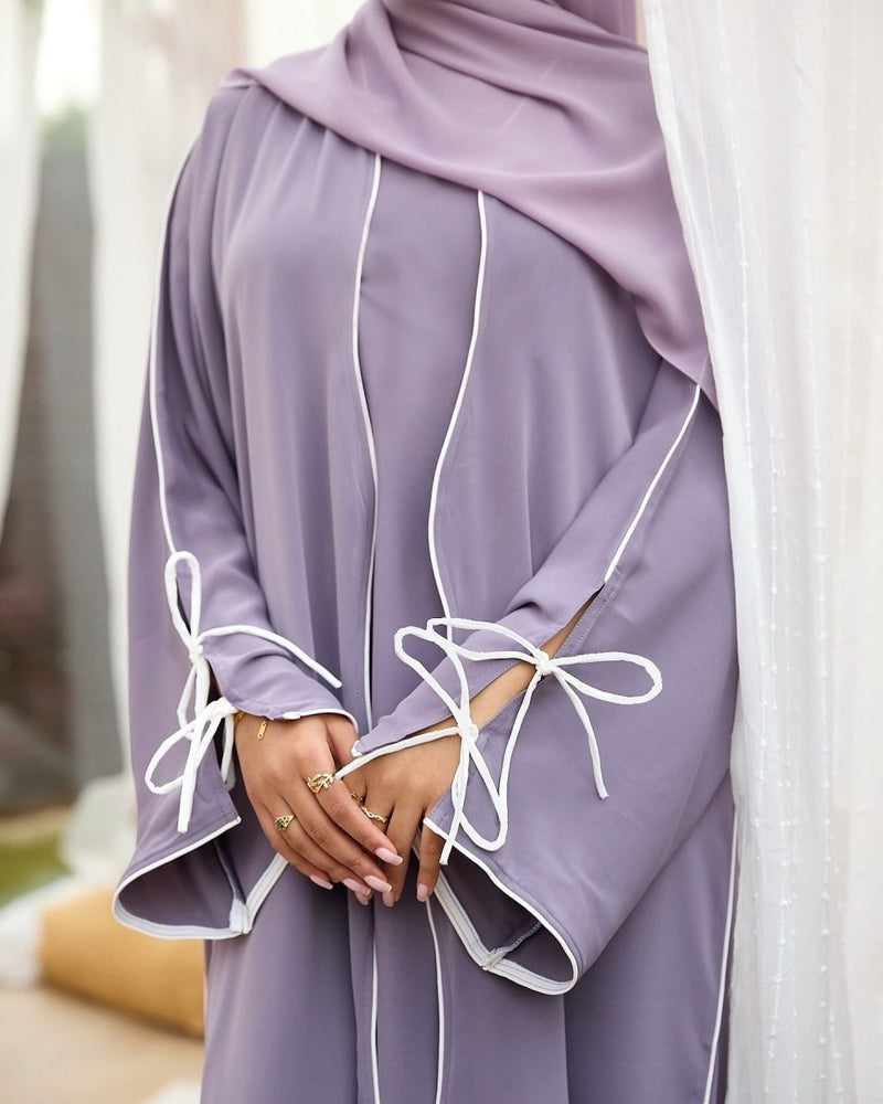 
                  
                    Dunya Two Piece Lace Abaya Set - Amaanah Modesty
                  
                