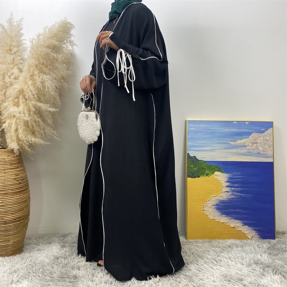 
                  
                    Dunya Two Piece Lace Abaya Set - Amaanah Modesty
                  
                