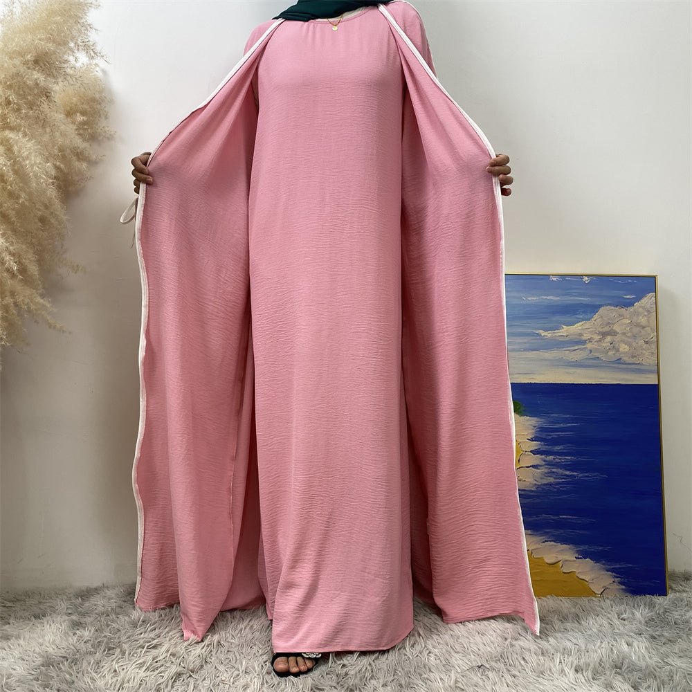 
                  
                    Dunya Two Piece Lace Abaya Set - Amaanah Modesty
                  
                