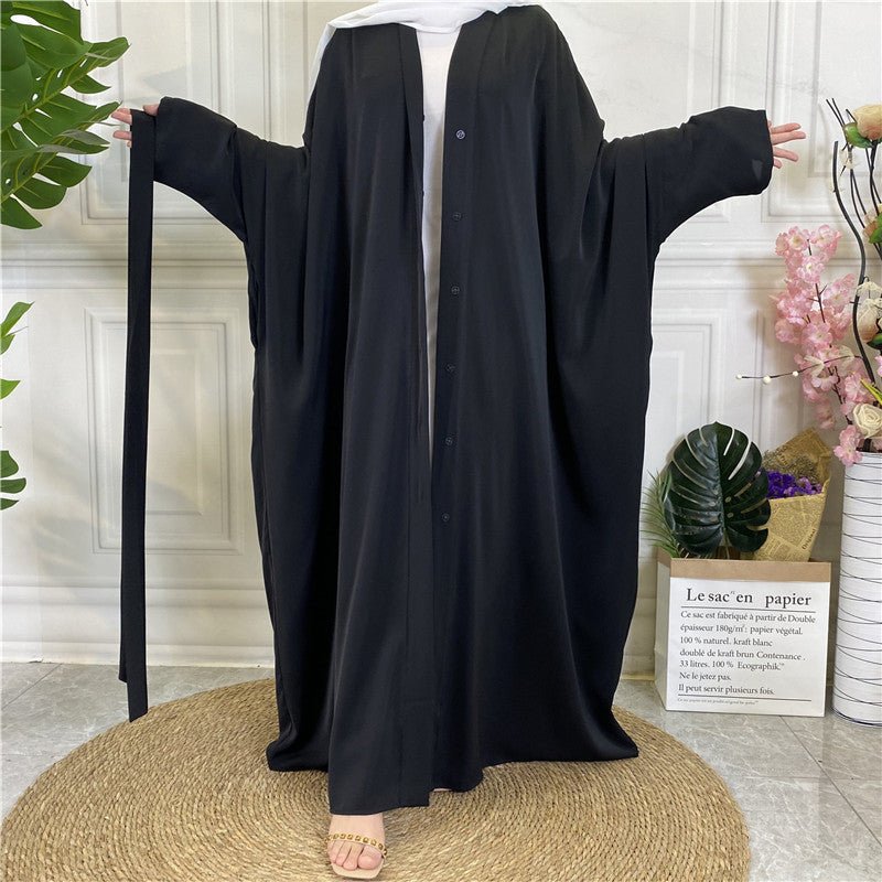 Eman Solid Open Jilbab - Amaanah Modesty