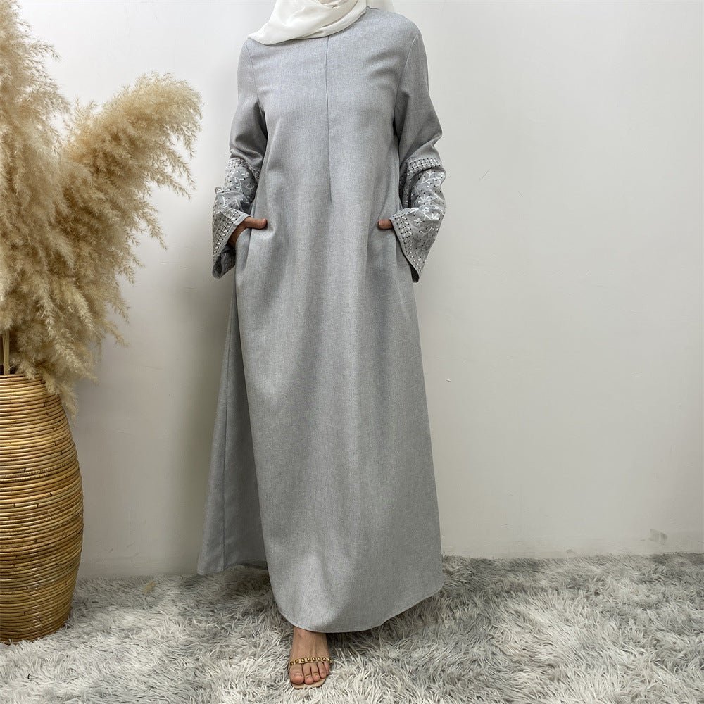 
                  
                    Embroidered Kimono Abaya - Amaanah Modesty
                  
                