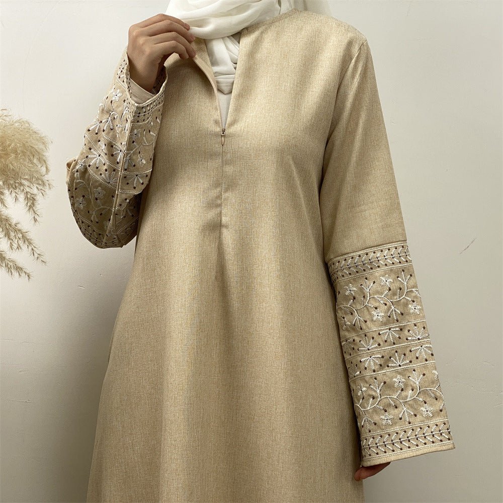 
                  
                    Embroidered Kimono Abaya - Amaanah Modesty
                  
                