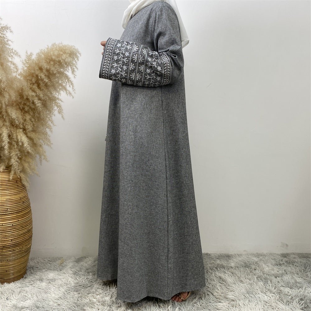 
                  
                    Embroidered Kimono Abaya - Amaanah Modesty
                  
                
