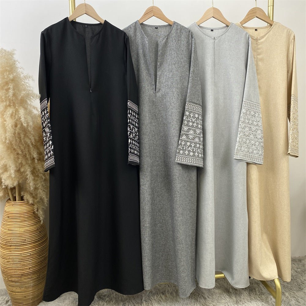 
                  
                    Embroidered Kimono Abaya - Amaanah Modesty
                  
                