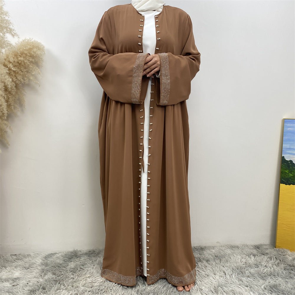 Fatima Diamond Pearl Kimono - Amaanah Modesty