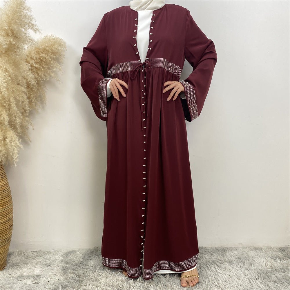 
                  
                    Fatima Diamond Pearl Kimono - Amaanah Modesty
                  
                