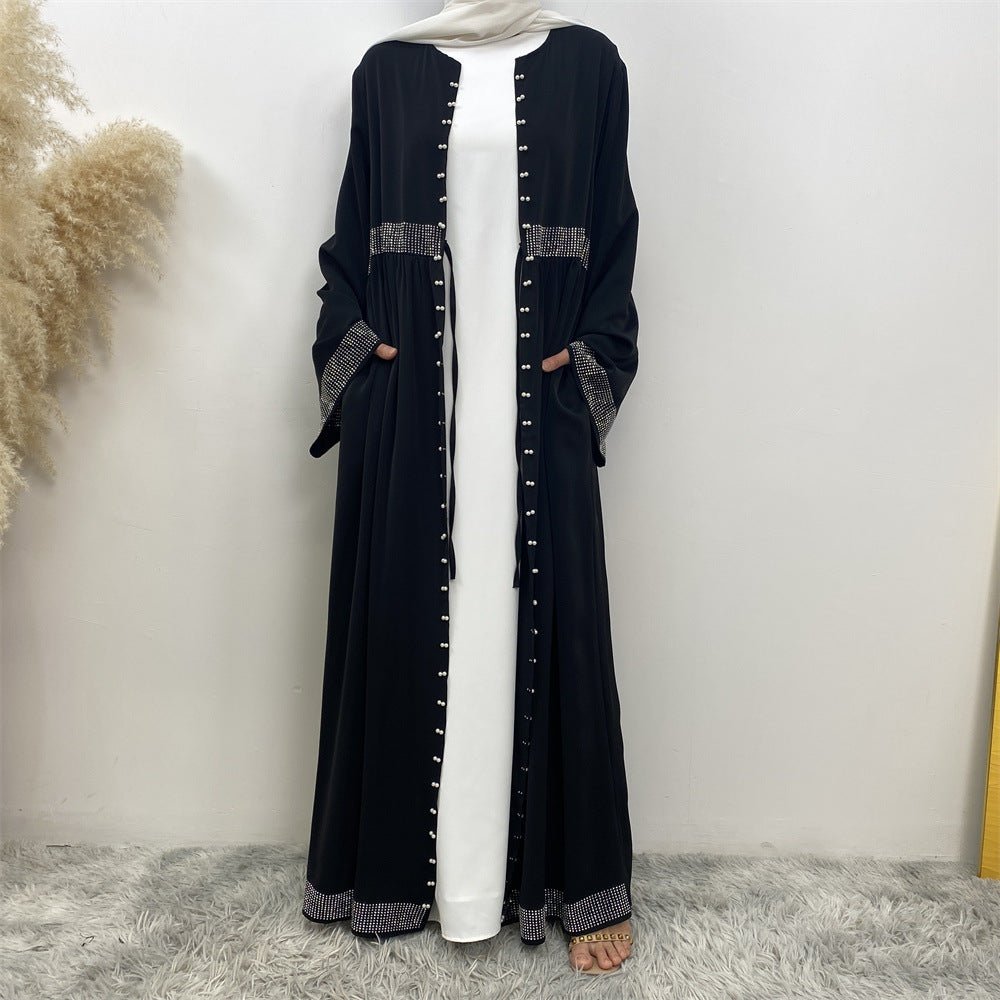 
                  
                    Fatima Diamond Pearl Kimono - Amaanah Modesty
                  
                