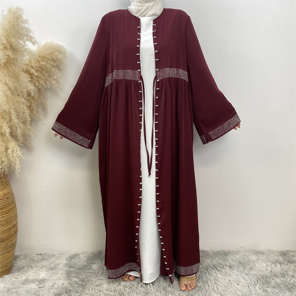 
                  
                    Fatima Diamond Pearl Kimono - Amaanah Modesty
                  
                