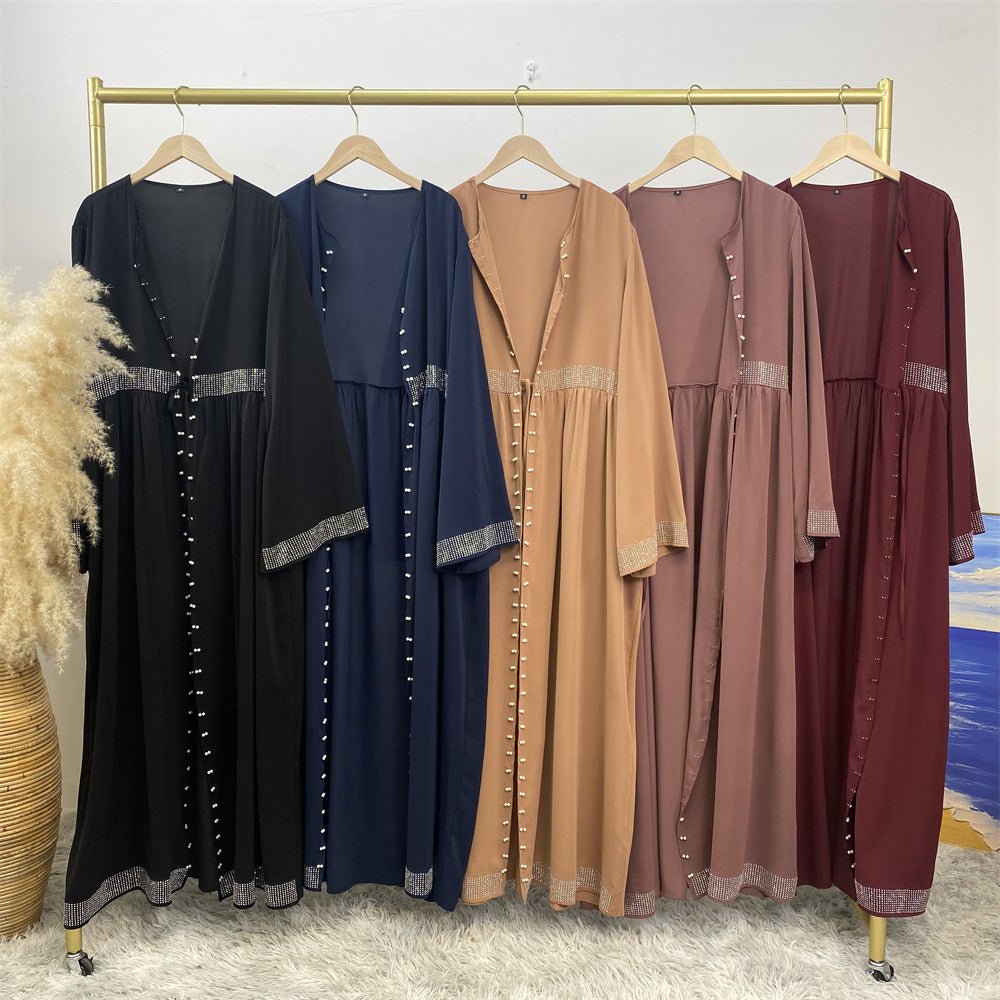 
                  
                    Fatima Diamond Pearl Kimono - Amaanah Modesty
                  
                