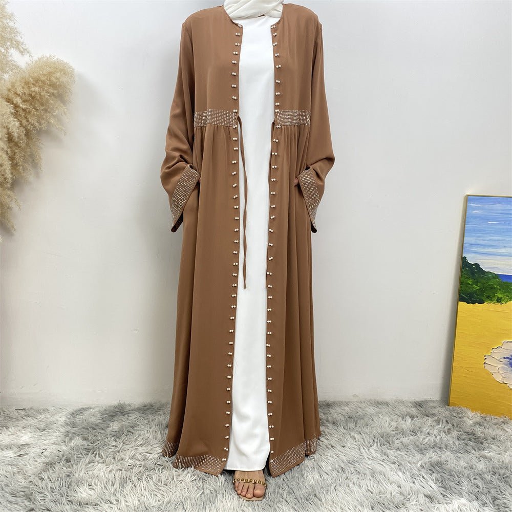 
                  
                    Fatima Diamond Pearl Kimono - Amaanah Modesty
                  
                