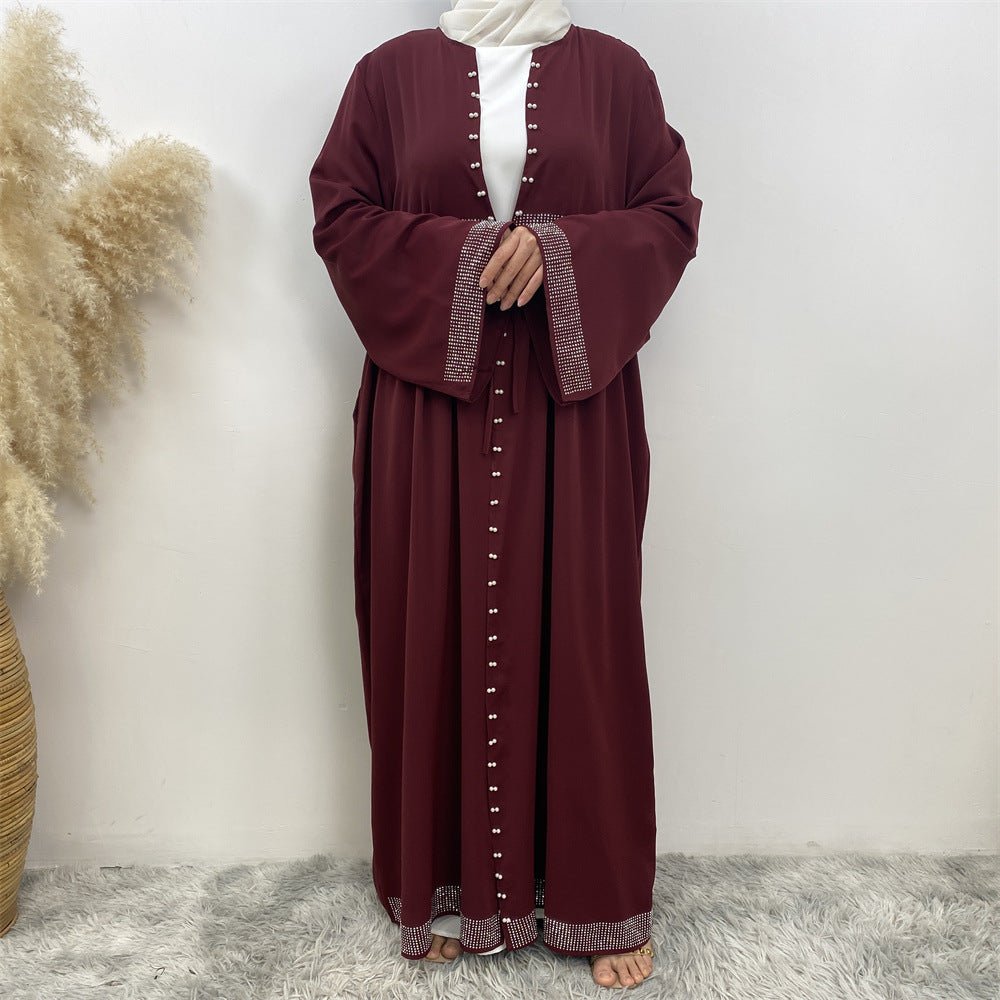 
                  
                    Fatima Diamond Pearl Kimono - Amaanah Modesty
                  
                