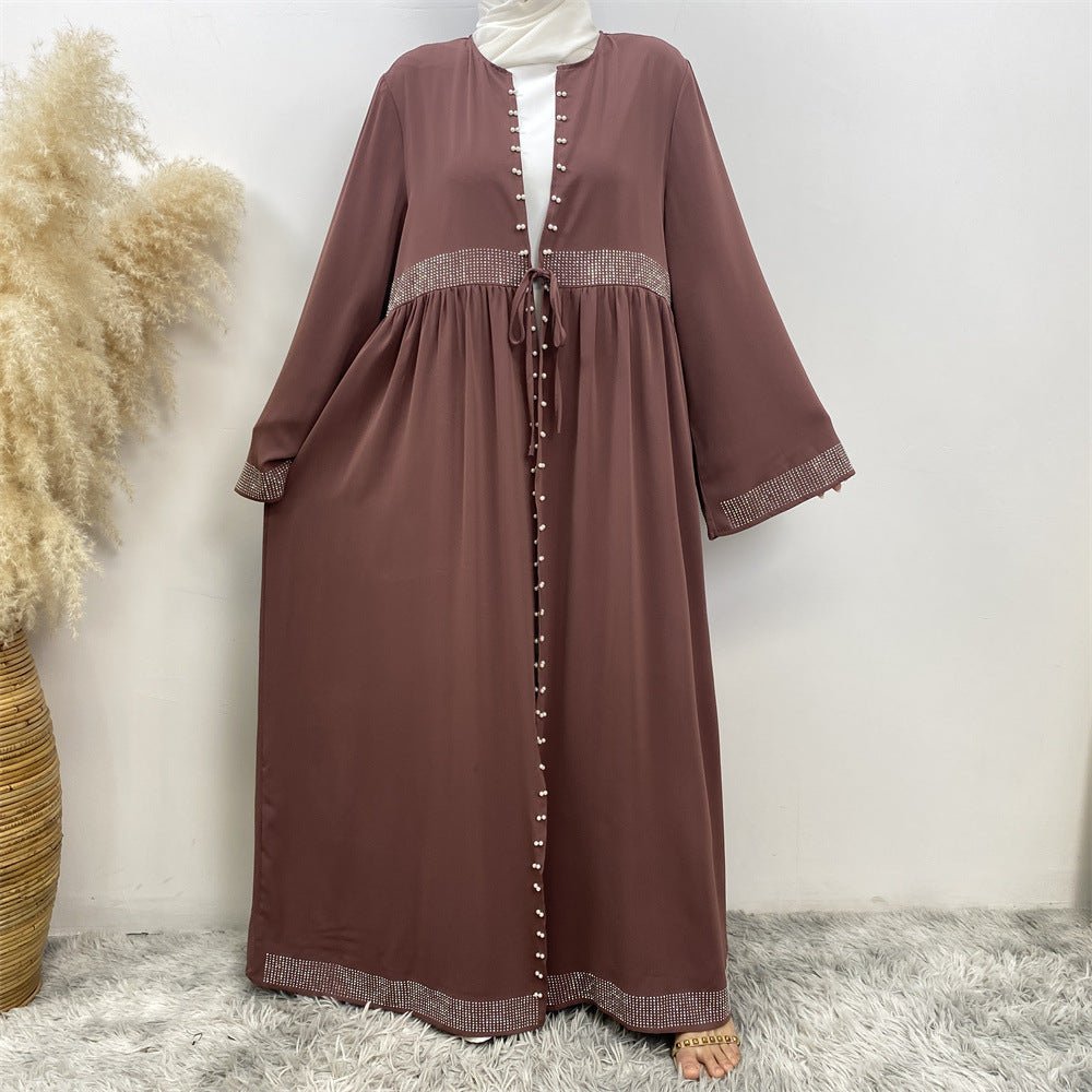 
                  
                    Fatima Diamond Pearl Kimono - Amaanah Modesty
                  
                