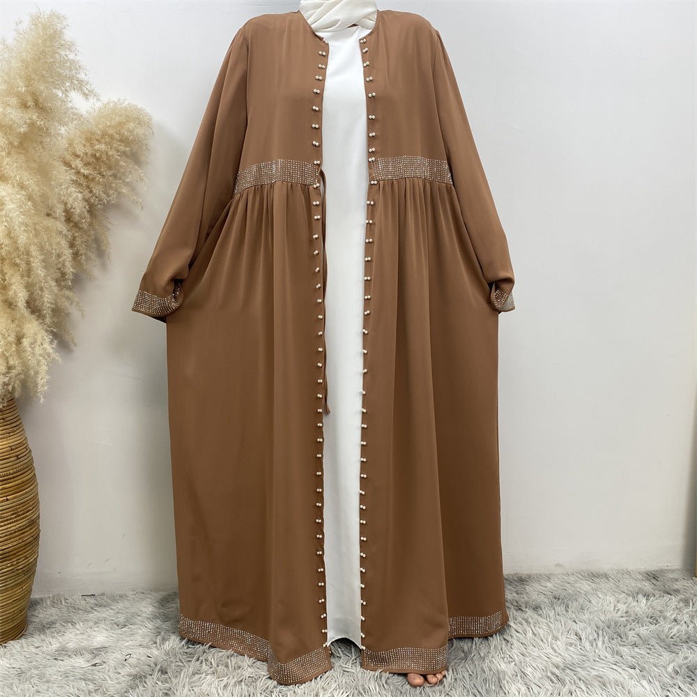 
                  
                    Fatima Diamond Pearl Kimono - Amaanah Modesty
                  
                