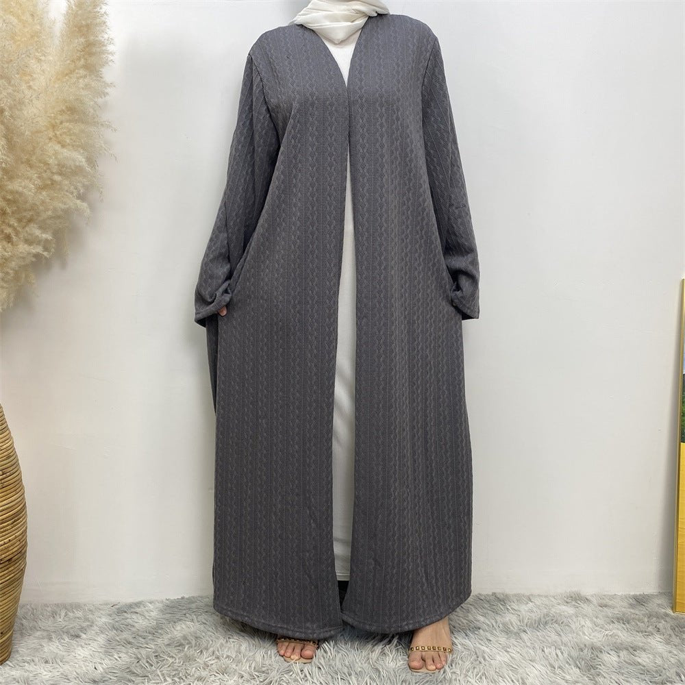 Fawzia knitt Kimono - Amaanah Modesty
