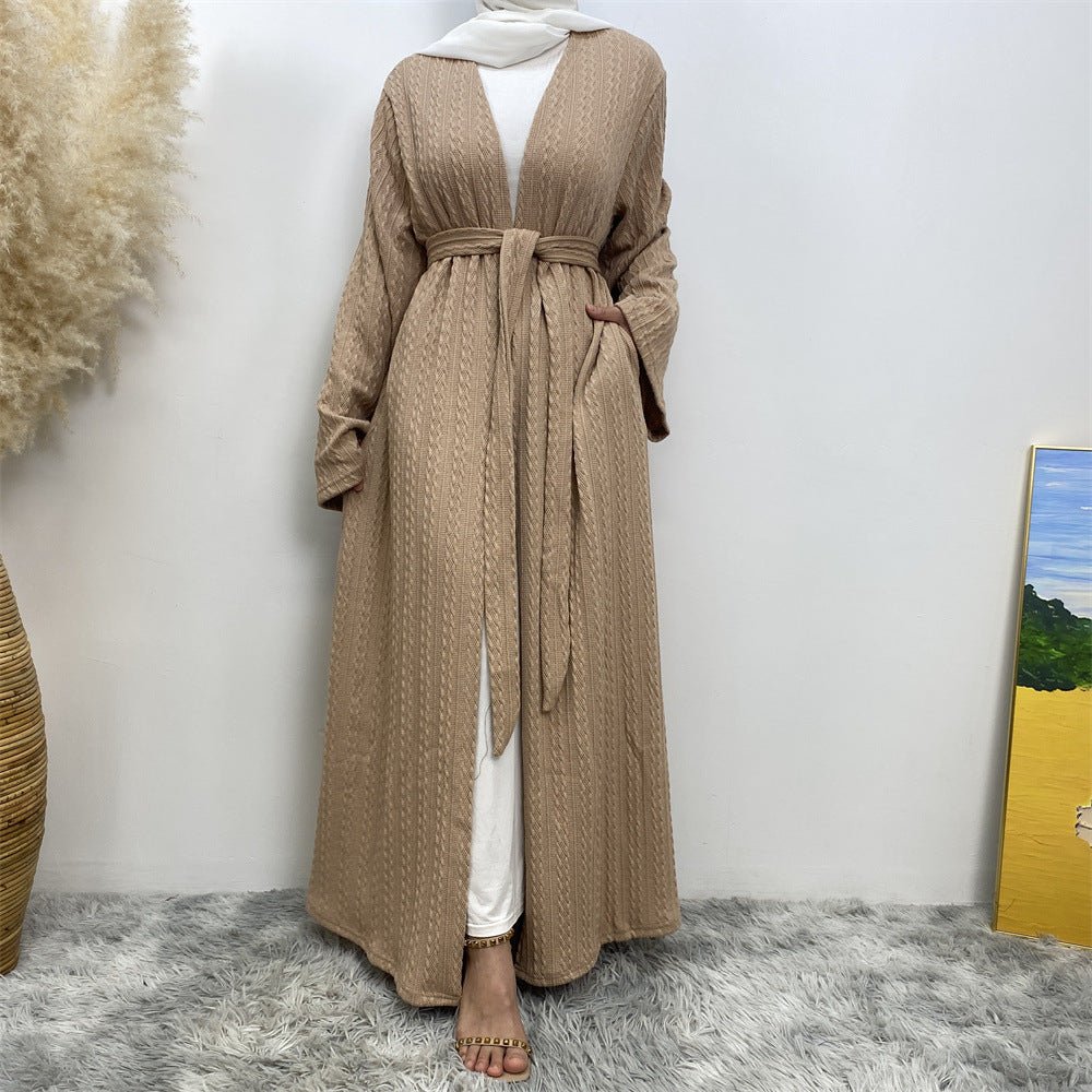 
                  
                    Fawzia knitt Kimono - Amaanah Modesty
                  
                