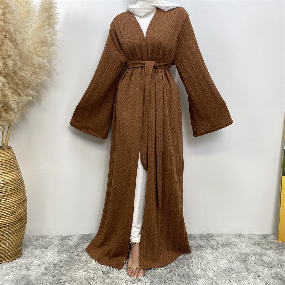 
                  
                    Fawzia knitt Kimono - Amaanah Modesty
                  
                