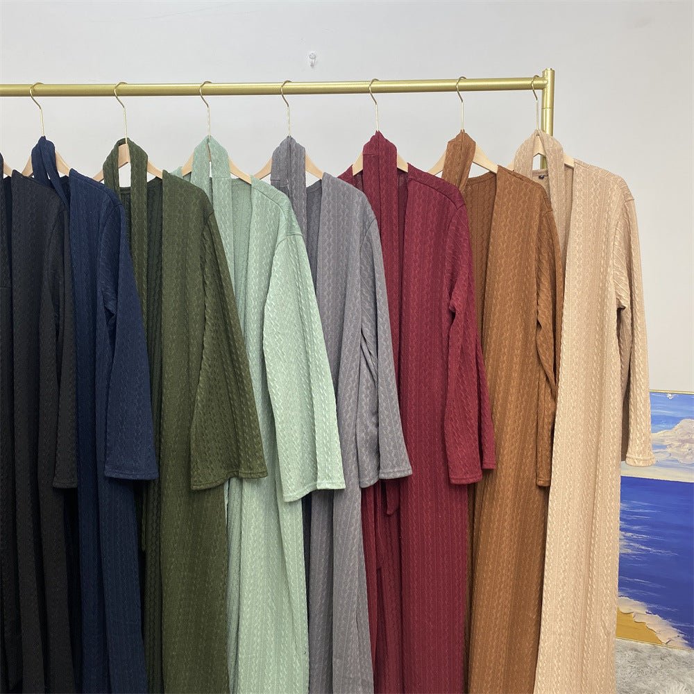 
                  
                    Fawzia knitt Kimono - Amaanah Modesty
                  
                