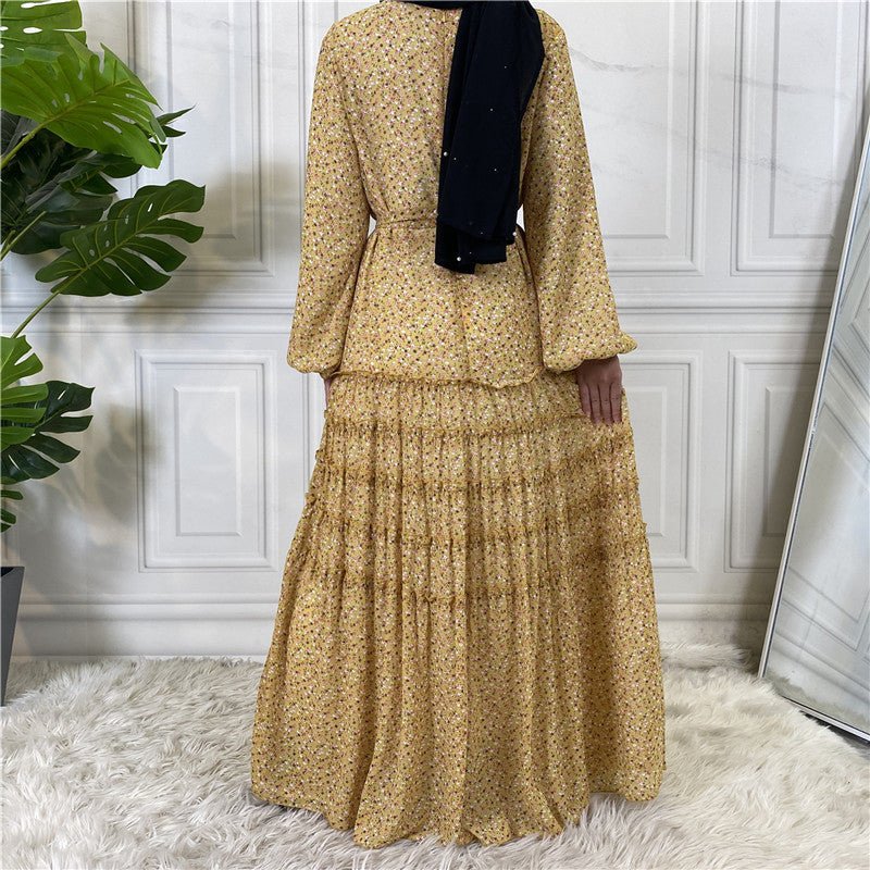 
                  
                    Floral Chiffon Abaya - Amaanah Modesty
                  
                