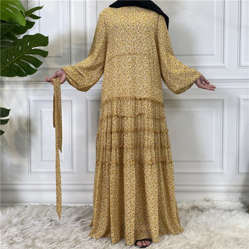 
                  
                    Floral Chiffon Abaya - Amaanah Modesty
                  
                