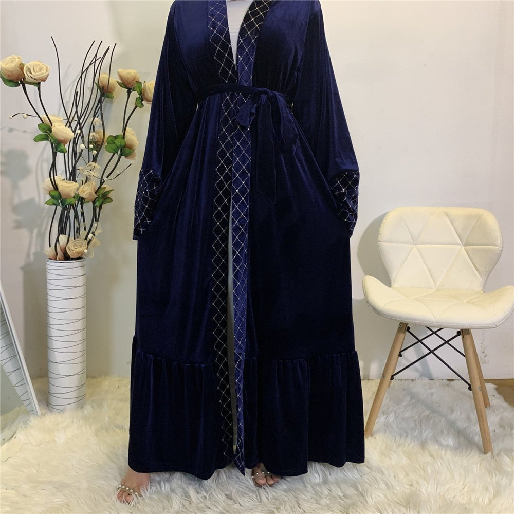 
                  
                    Golden Velvet Kimono - Amaanah Modesty
                  
                