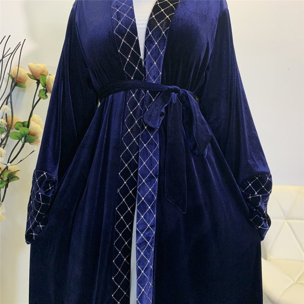 
                  
                    Golden Velvet Kimono - Amaanah Modesty
                  
                