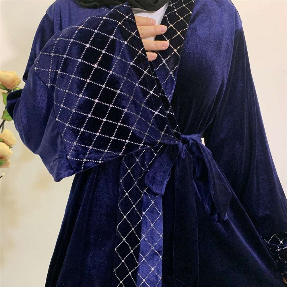 
                  
                    Golden Velvet Kimono - Amaanah Modesty
                  
                