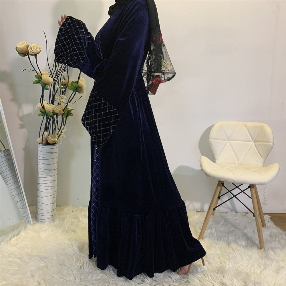
                  
                    Golden Velvet Kimono - Amaanah Modesty
                  
                