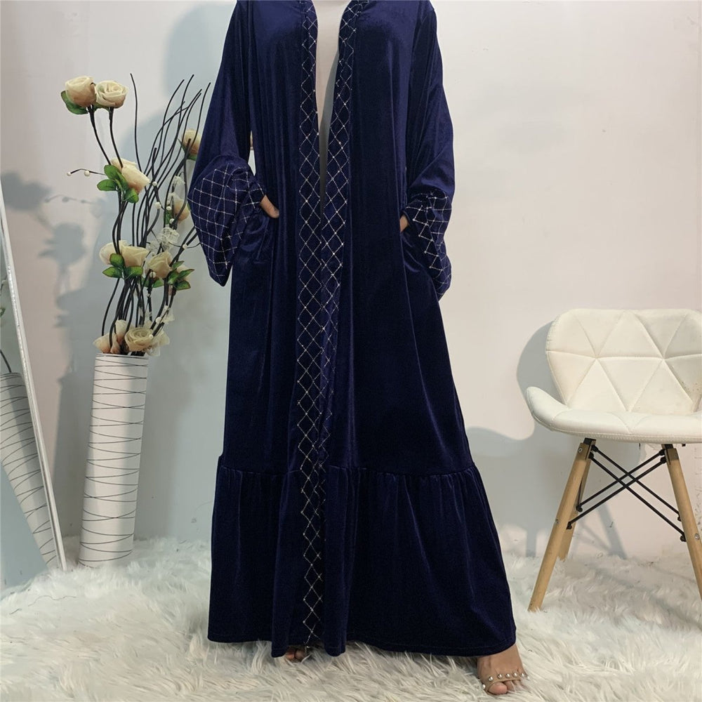 
                  
                    Golden Velvet Kimono - Amaanah Modesty
                  
                
