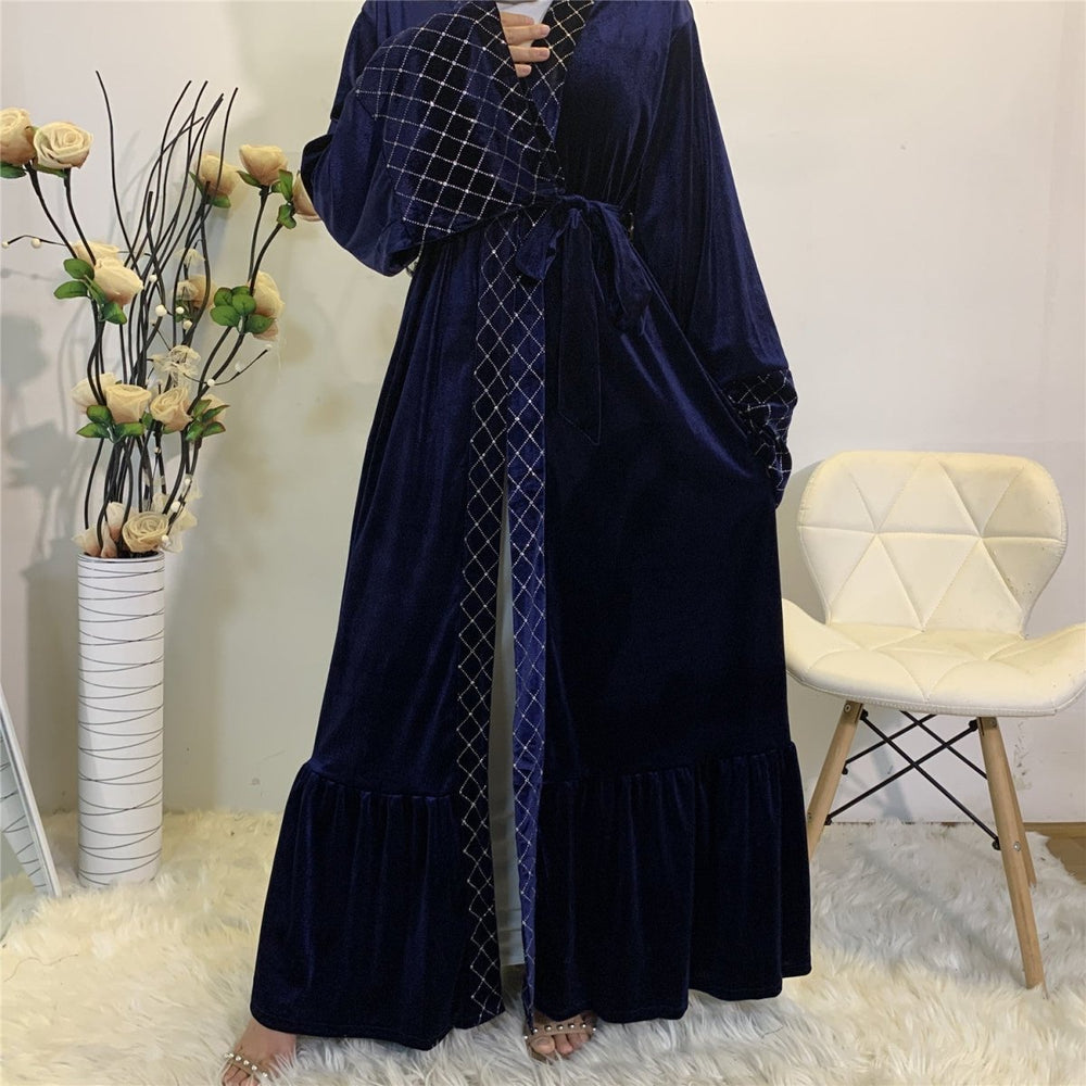
                  
                    Golden Velvet Kimono - Amaanah Modesty
                  
                