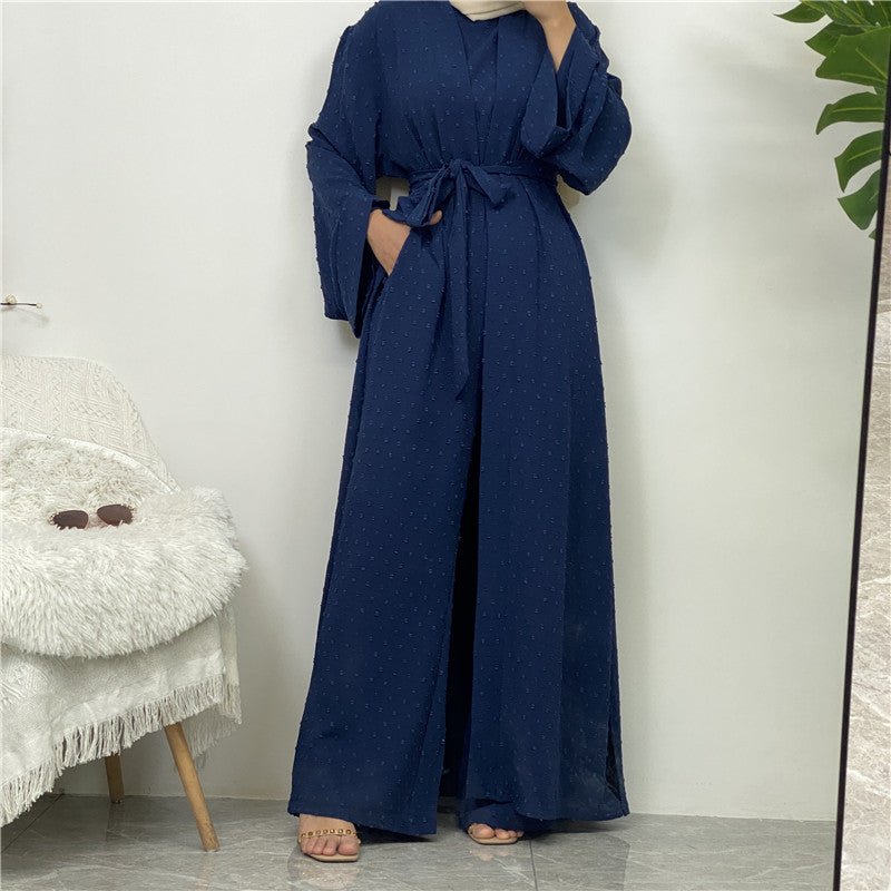 
                  
                    Juwairia 3 Piece Premium Kimono Set - Amaanah Modesty
                  
                
