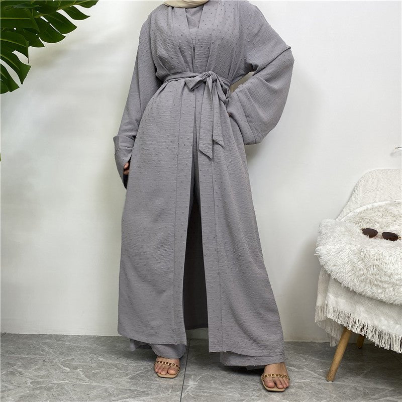 Juwairia 3 Piece Premium Kimono Set - Amaanah Modesty