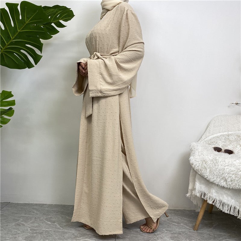 
                  
                    Juwairia 3 Piece Premium Kimono Set - Amaanah Modesty
                  
                