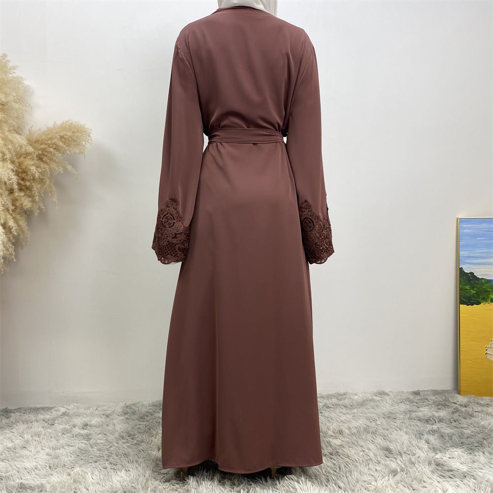 
                  
                    Juwairia Lace Kimono - Amaanah Modesty
                  
                