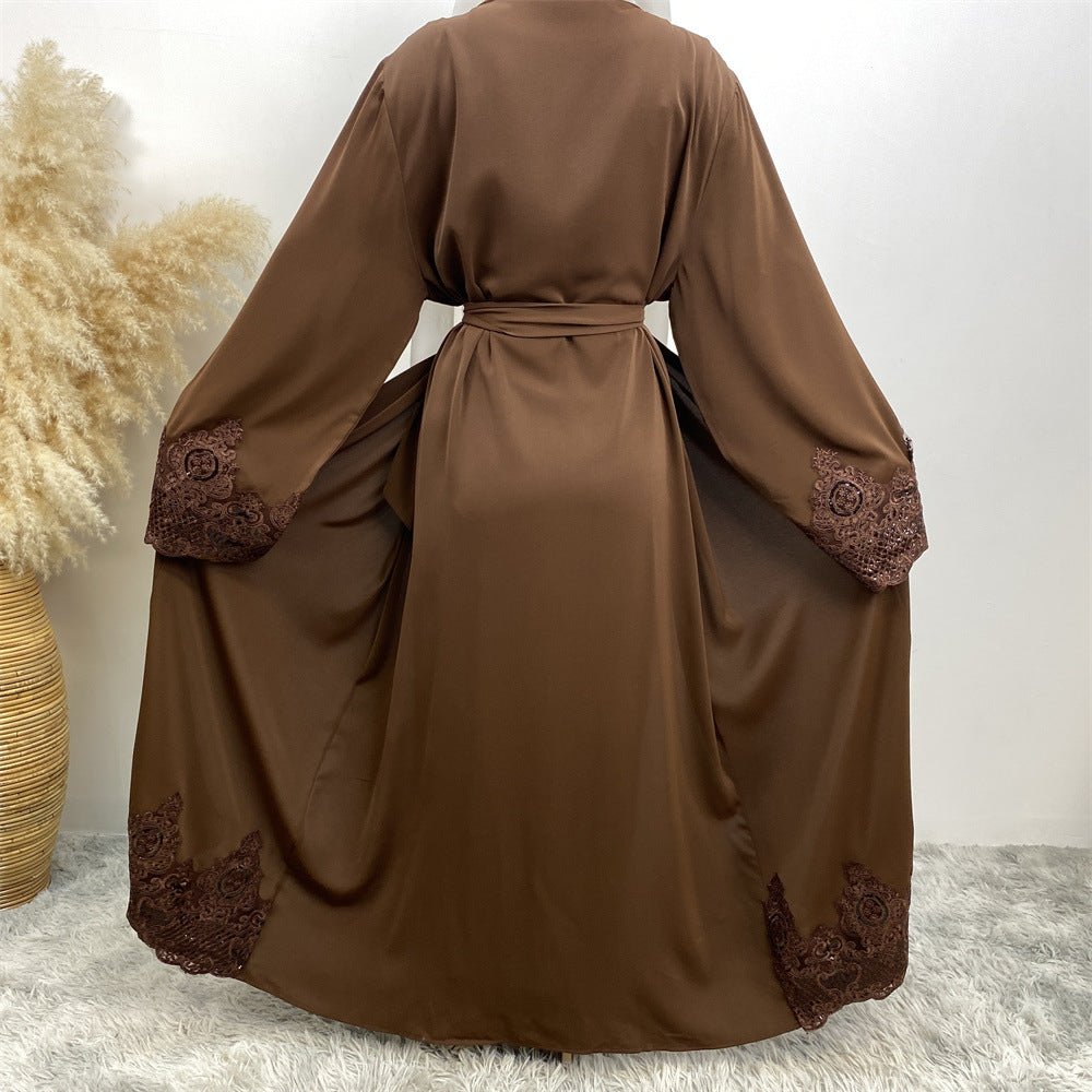 
                  
                    Juwairia Lace Kimono - Amaanah Modesty
                  
                