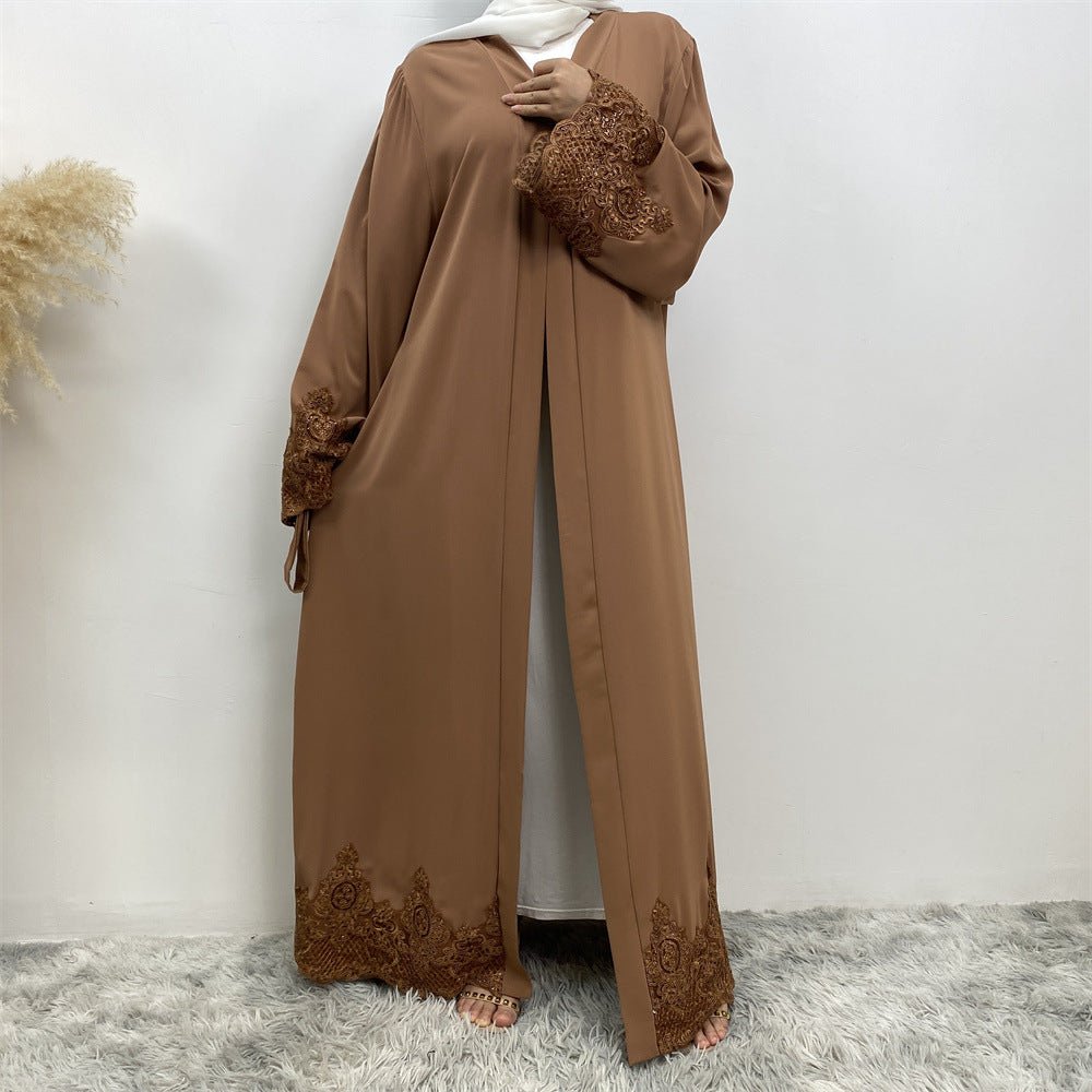 
                  
                    Juwairia Lace Kimono - Amaanah Modesty
                  
                