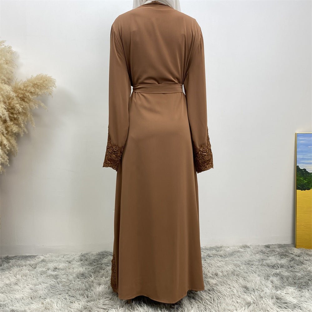 
                  
                    Juwairia Lace Kimono - Amaanah Modesty
                  
                