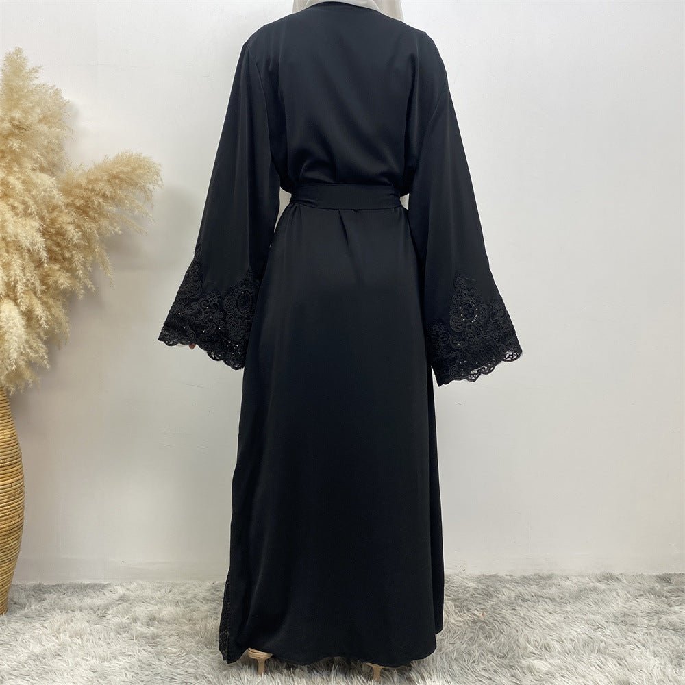 
                  
                    Juwairia Lace Kimono - Amaanah Modesty
                  
                