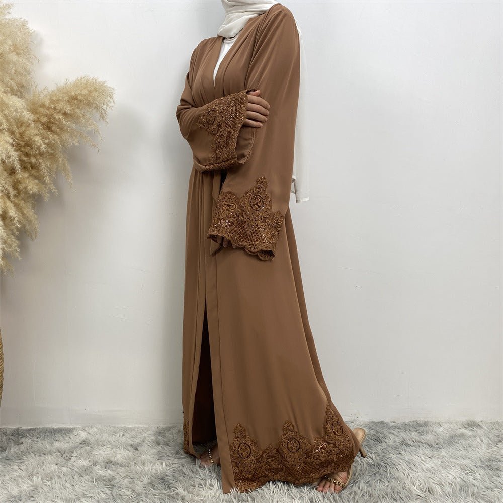
                  
                    Juwairia Lace Kimono - Amaanah Modesty
                  
                