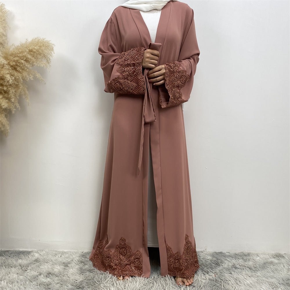 Juwairia Lace Kimono - Amaanah Modesty